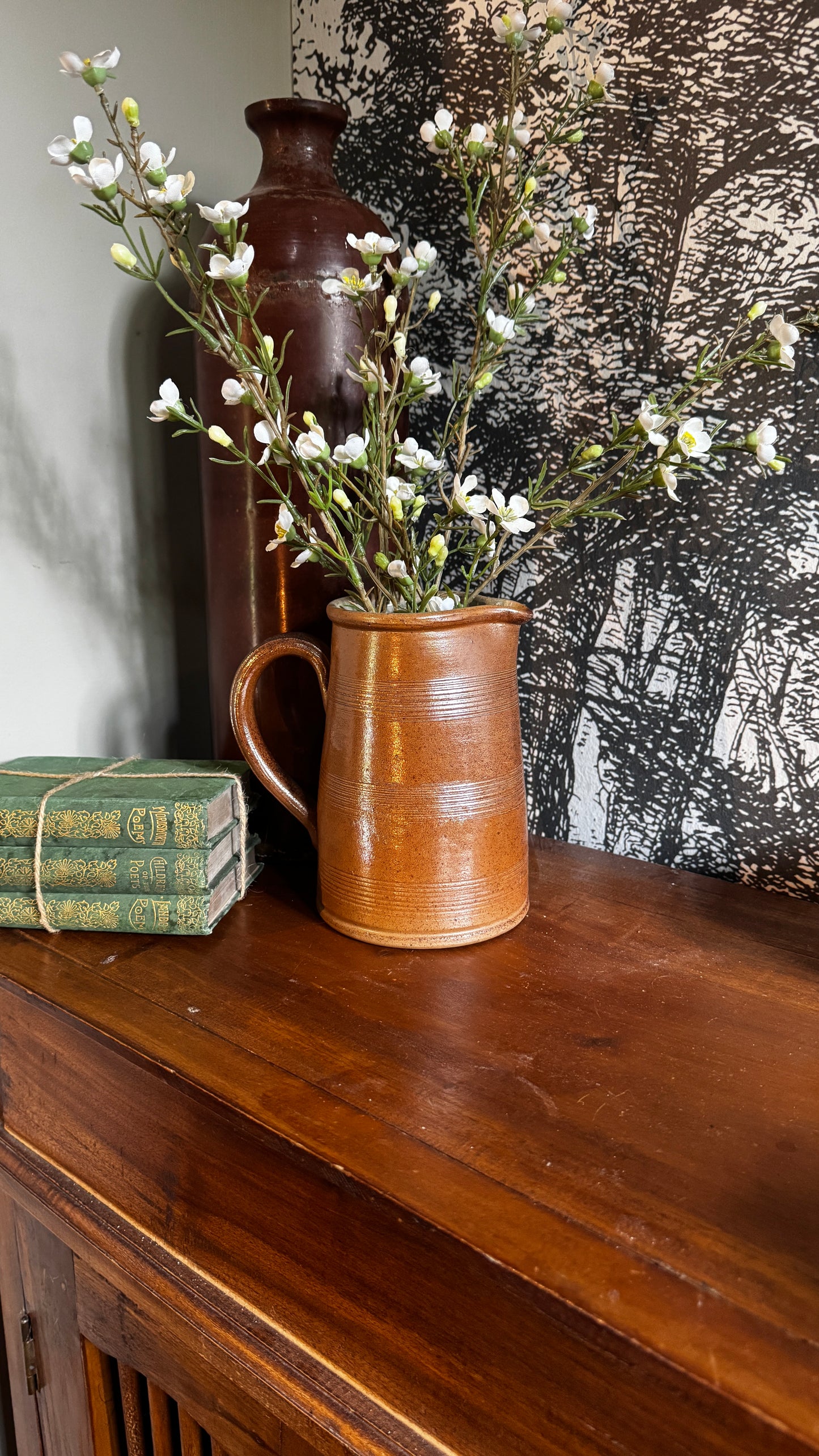 French studio pottery jug
