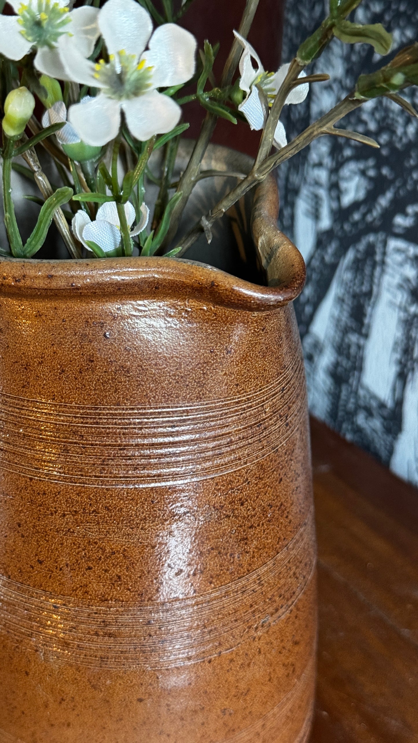 French studio pottery jug