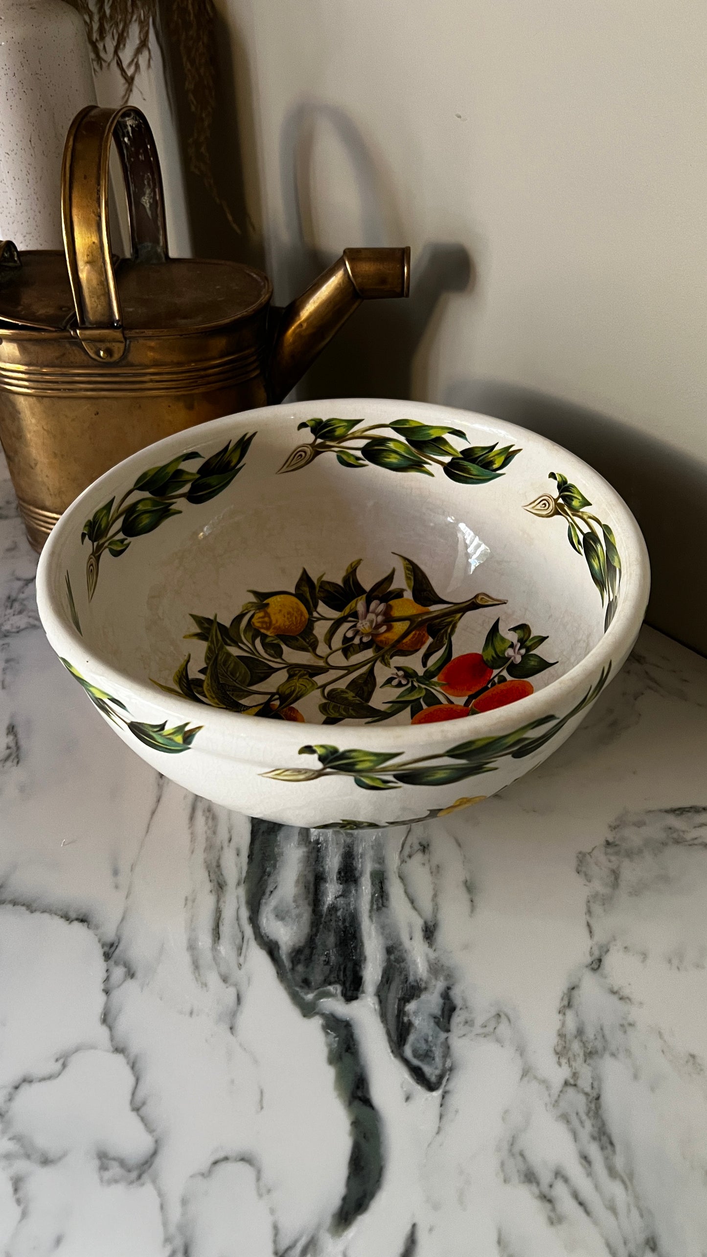 Portmeirion oranges and lemons ceramic bowl