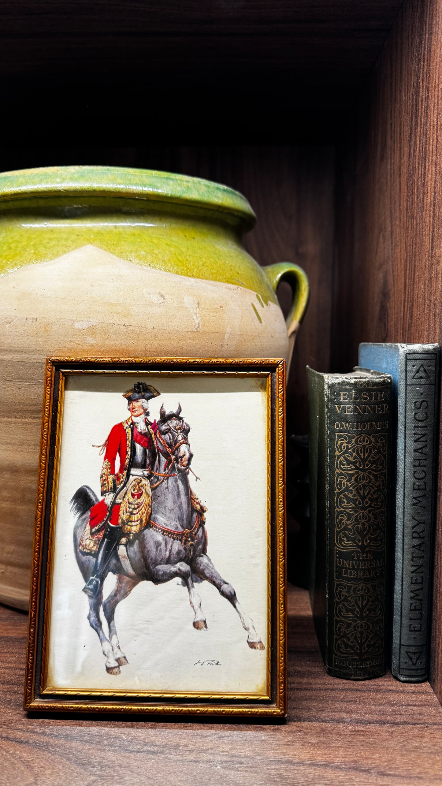 Trio of framed vintage prints - military uniforms