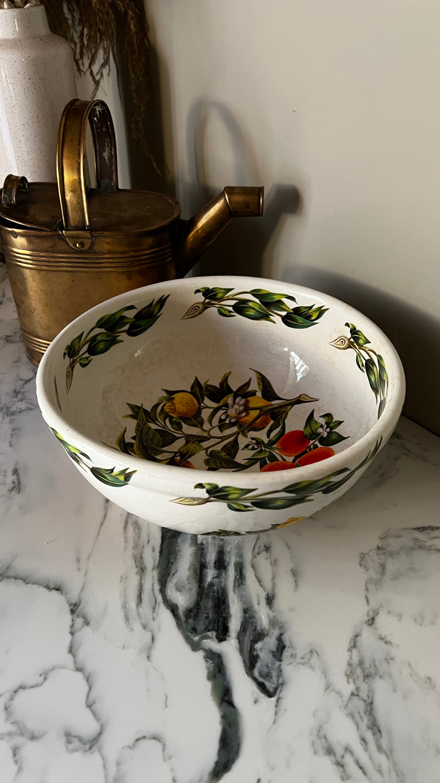 Portmeirion oranges and lemons ceramic bowl