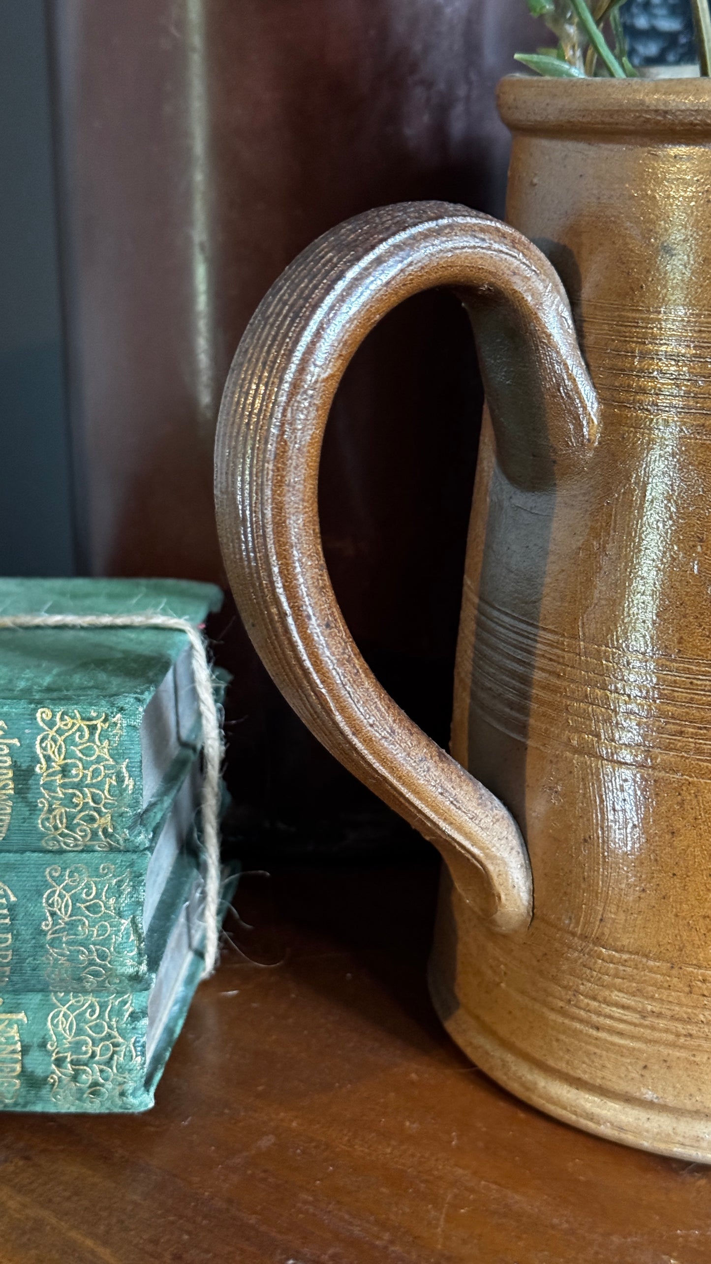 French studio pottery jug