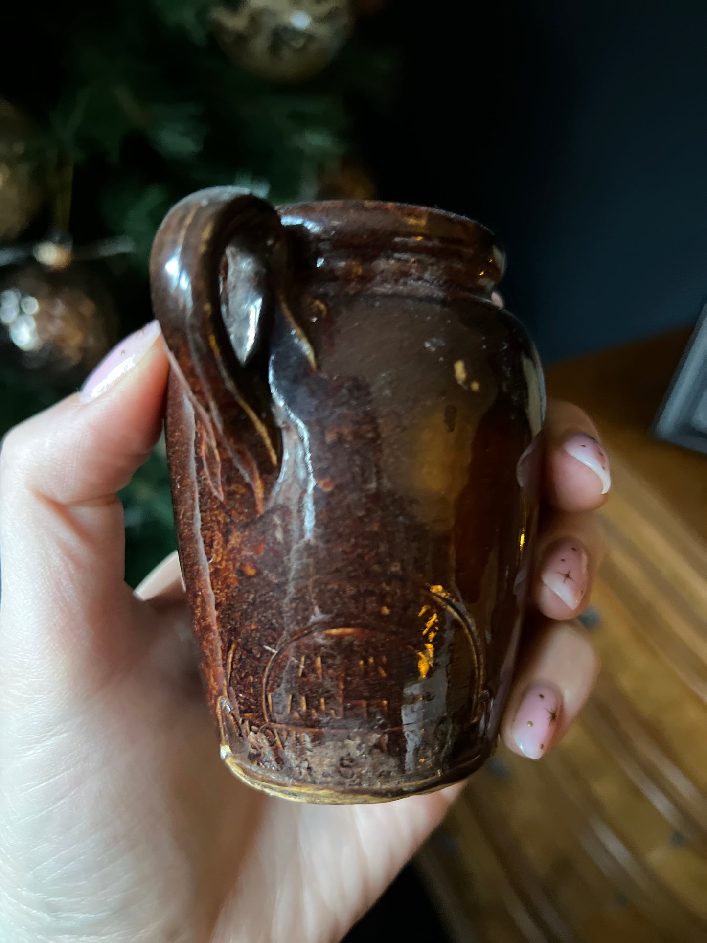 Salvaged creamery jug