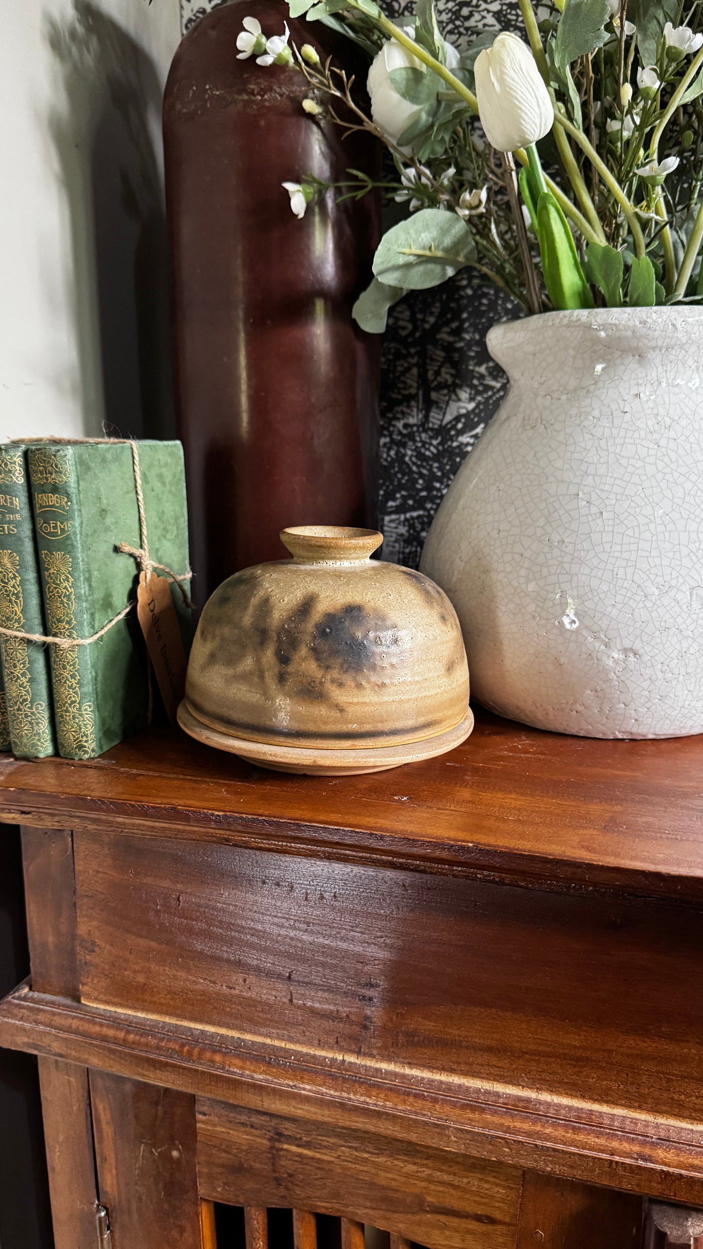 Vintage butter or cheese dome