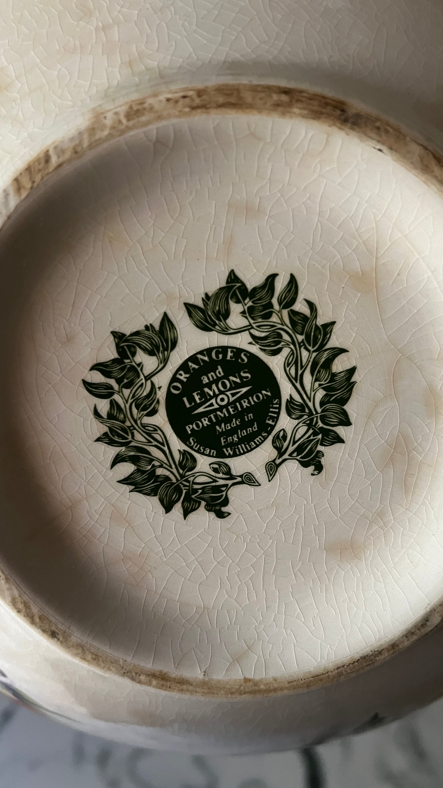 Portmeirion oranges and lemons ceramic bowl