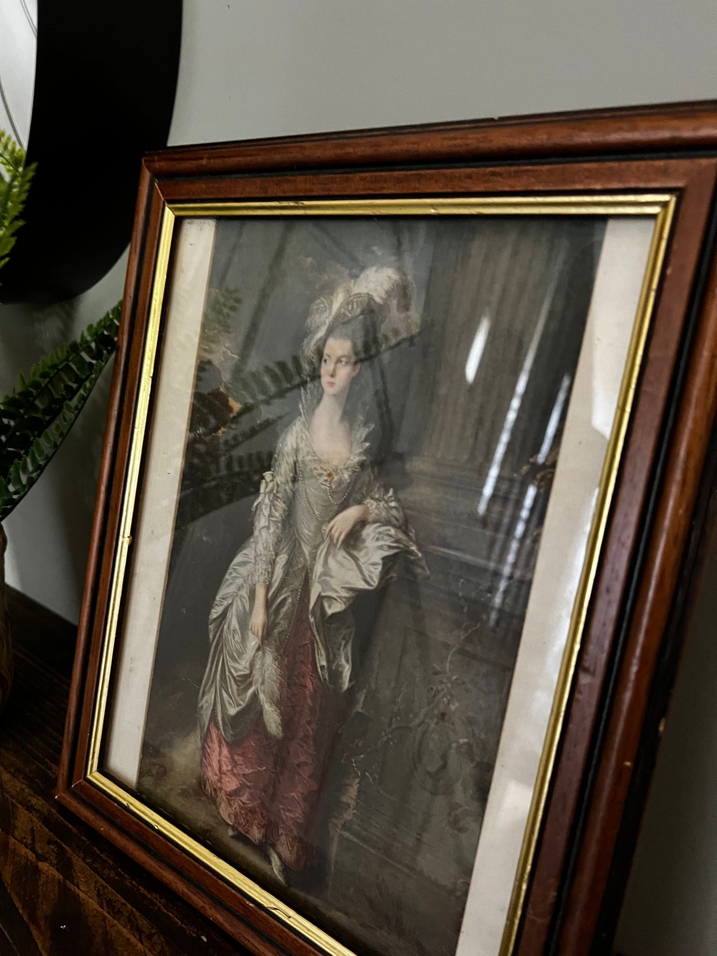Framed portrait of a lady