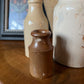 Salvaged salt glaze bottle - small