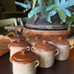Antique French Stoneware Lidded Pot | Confit Pots | Rustic Kitchen Storage