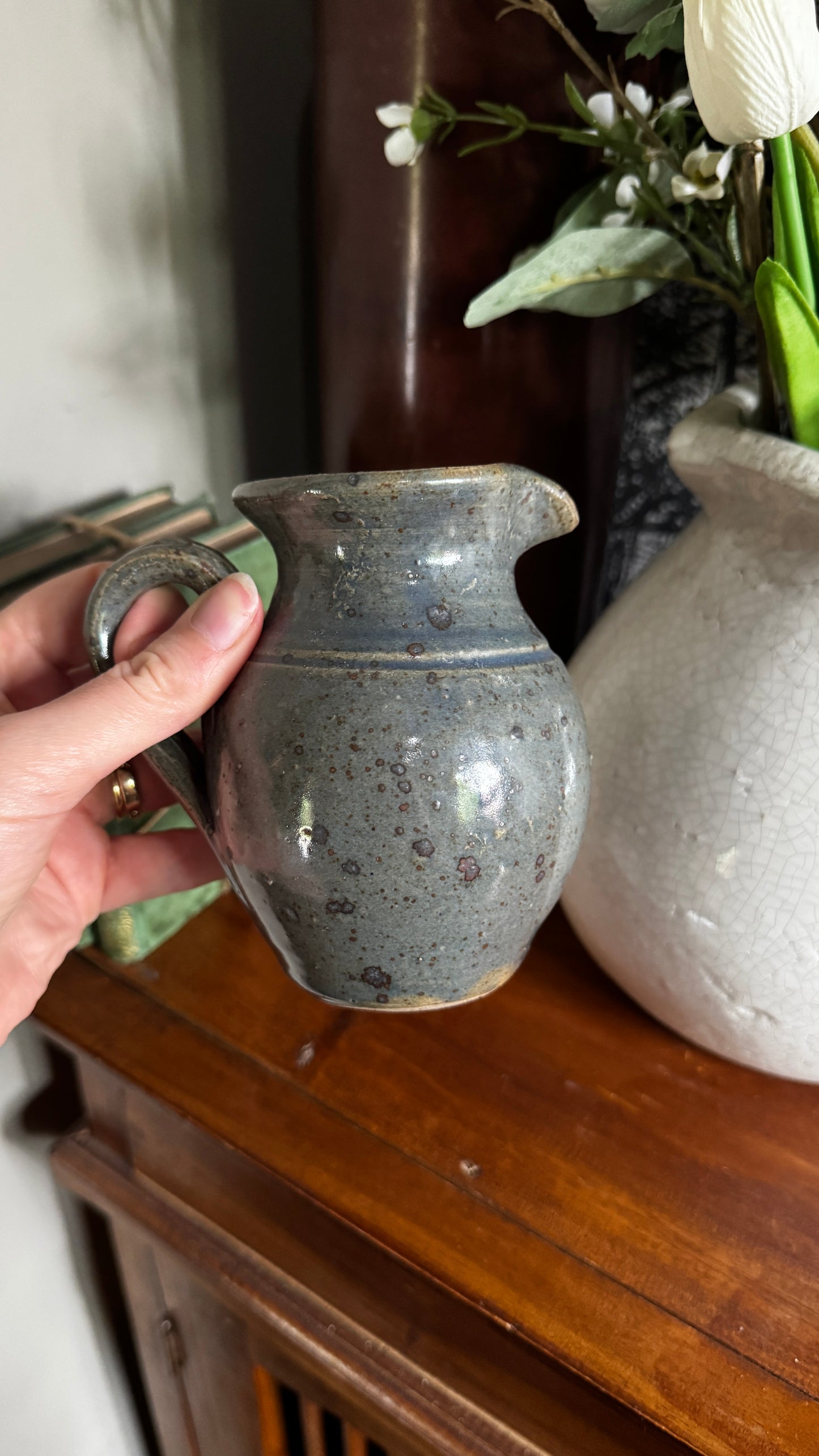 Blue Studio Pottery Jug