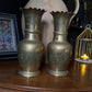 Pair of Indian brass vases