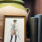 Trio of framed vintage prints - military uniforms
