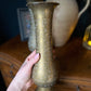 Large Indian brass vases
