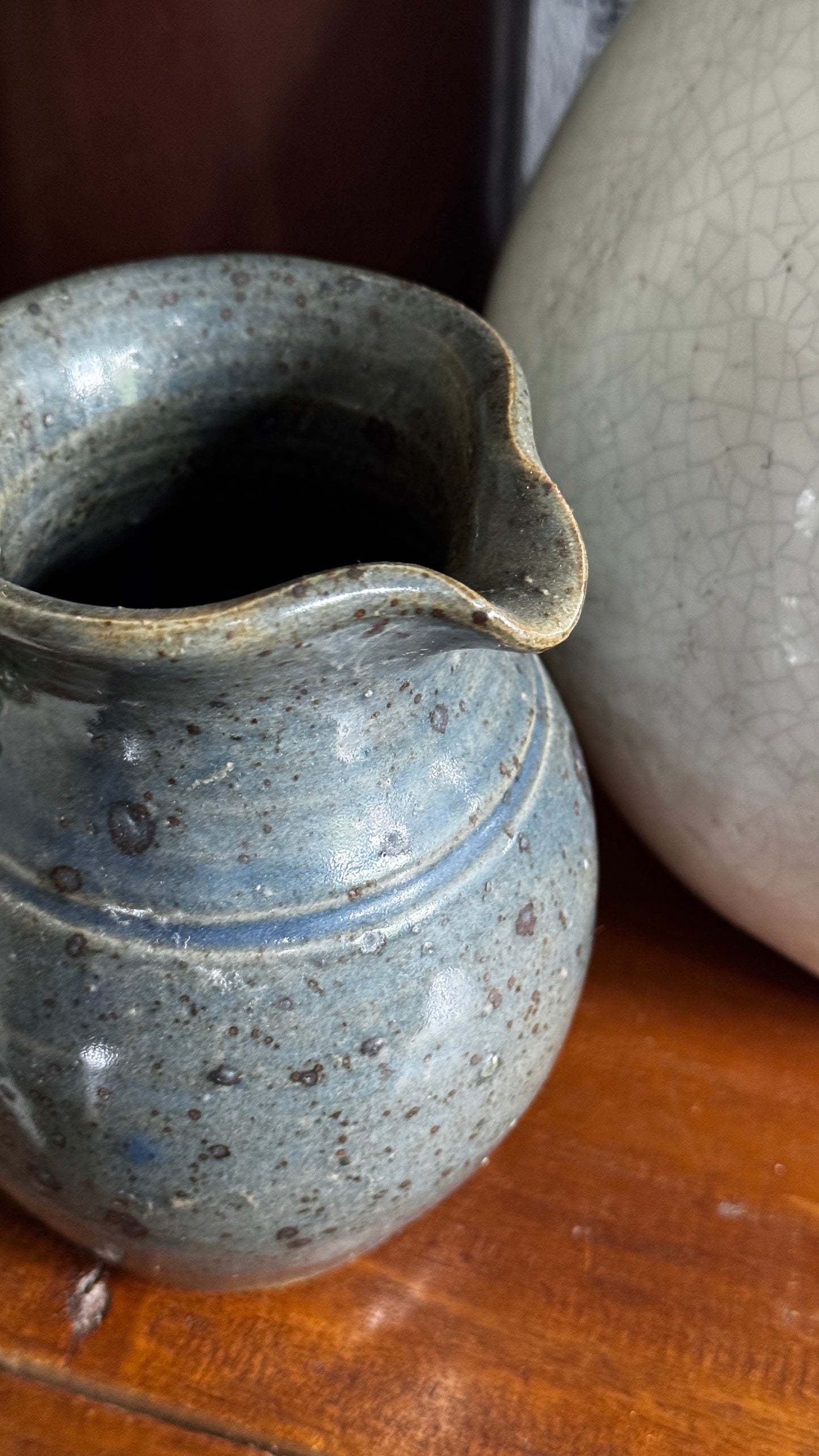 Blue Studio Pottery Jug