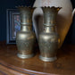 Pair of Indian brass vases