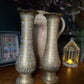 Large Indian brass vases