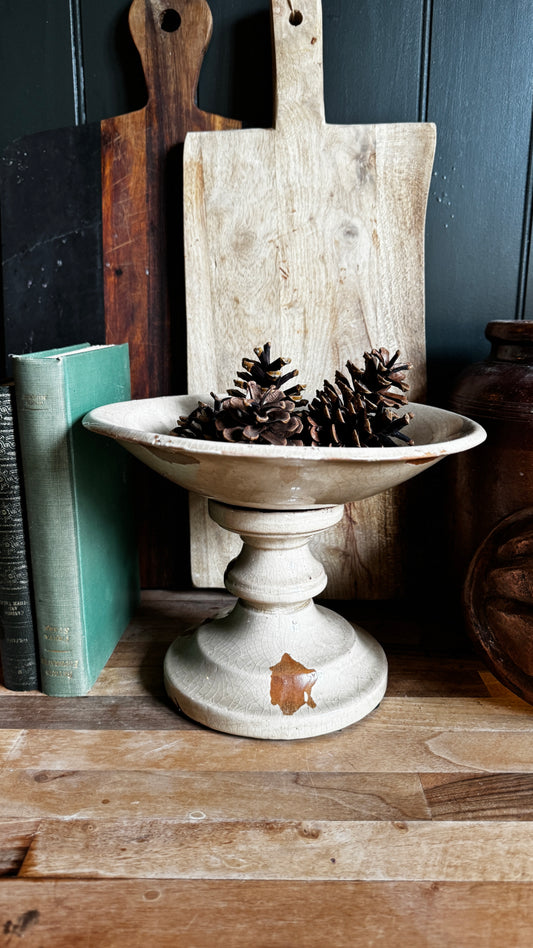Vintage style pedestal bowl or cake stand