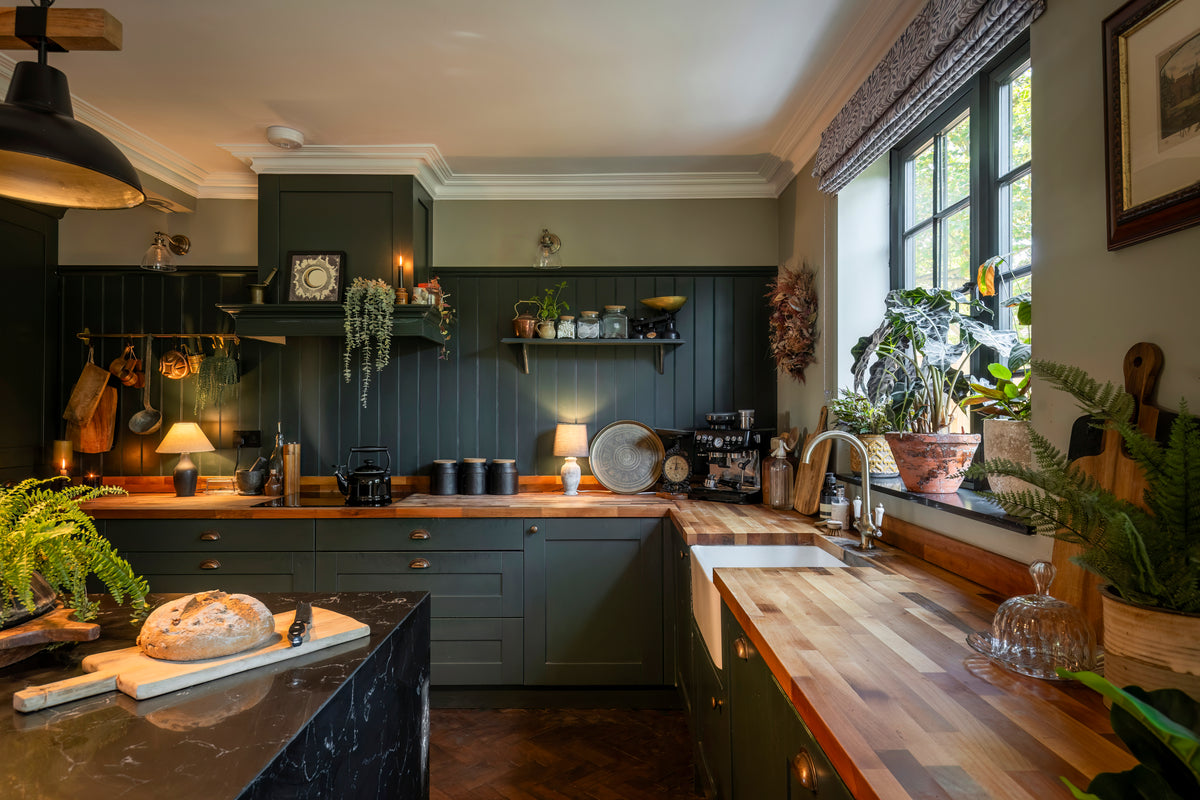 Kitchen design showcasing the combination of wood and metal by Delve Interiors
