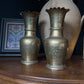 Pair of Indian brass vases