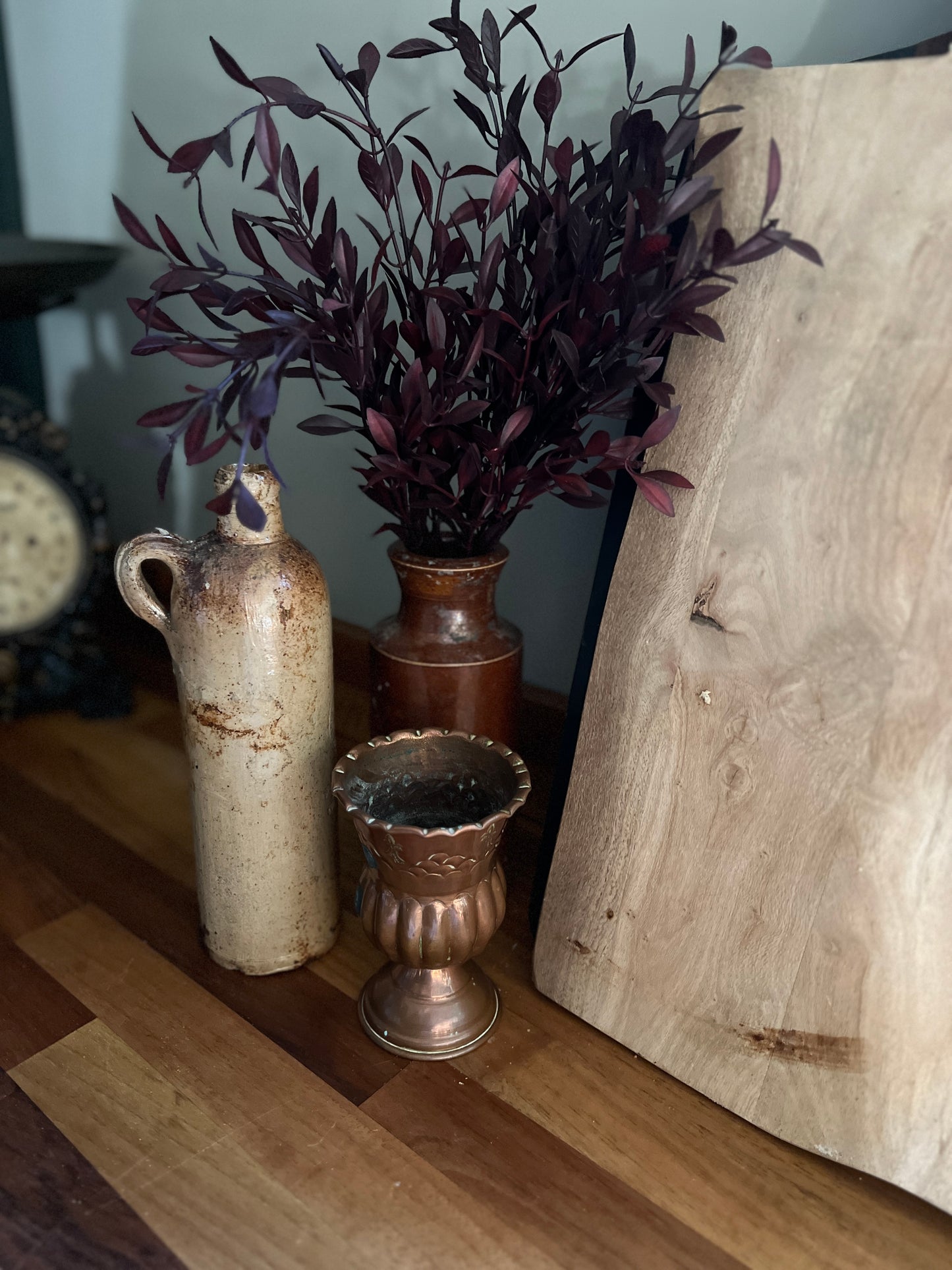 Copper urn