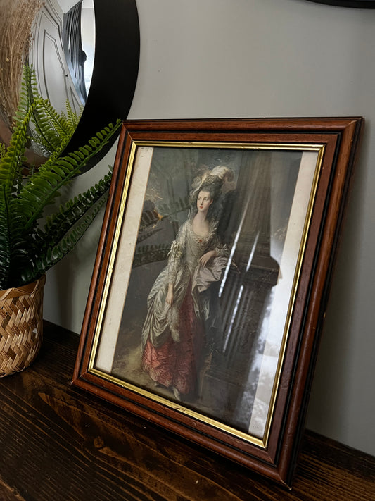 Framed portrait of a lady