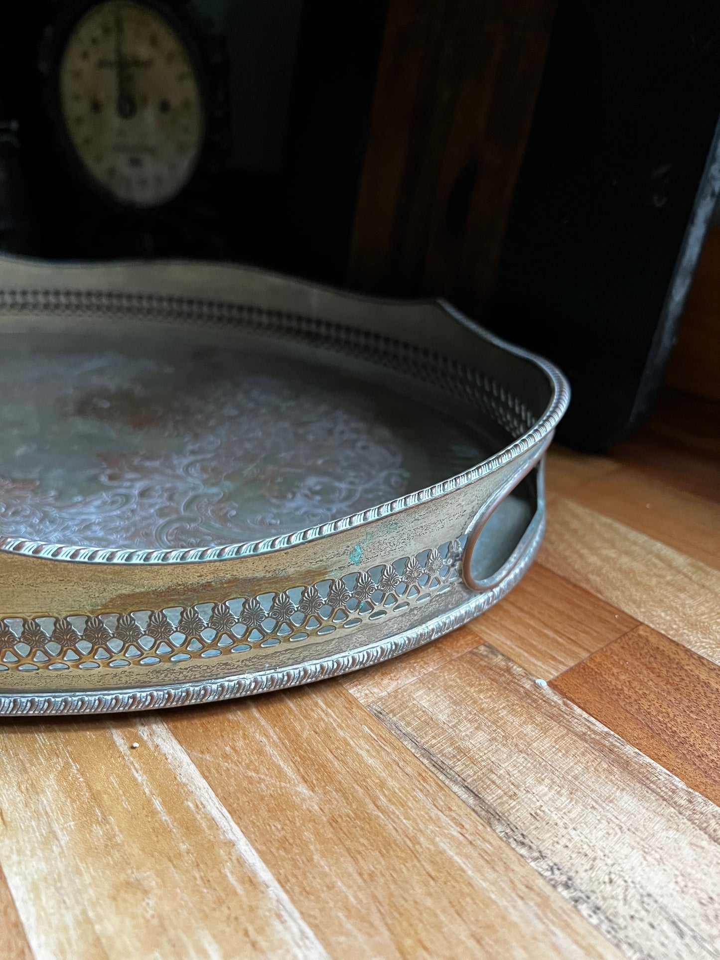 Silver plated tray