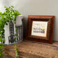 Framed miniature of a garden scene