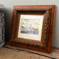 Framed miniature of a garden scene